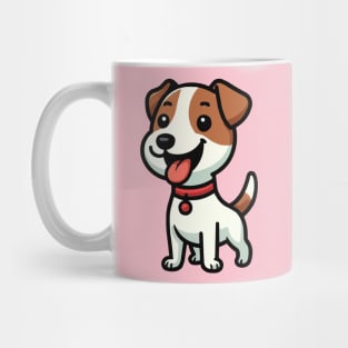 Jack Russell Terrier cartoon puppy Mug